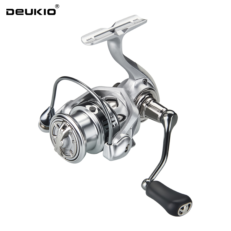 Ice Fishing Reel - DEUKIO Spinning Fishing Reel 8KG Max