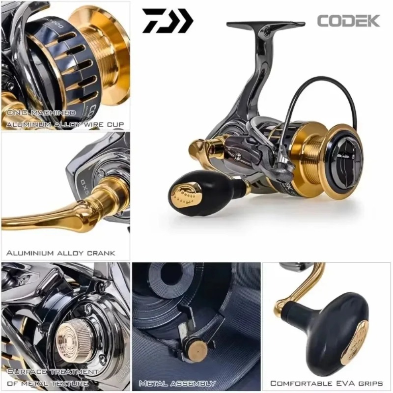 Daiwa CODEK Spinning Reel Bait - огляд і ціна Abu Garcia Reel Max