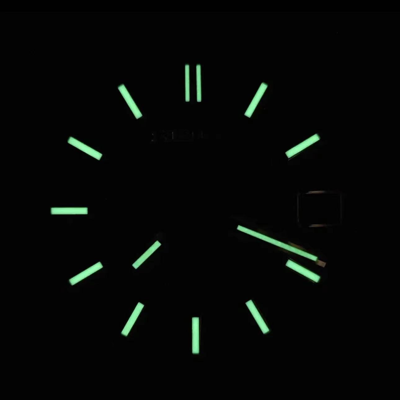 NH35 S Logo Date Green 28.5mm  - огляд і ціна Reel Case